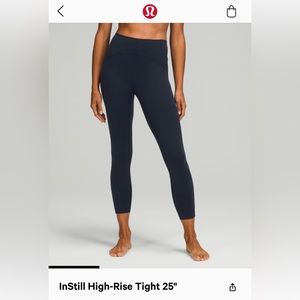 Lululemon Instill tight 25” Navy Size 8